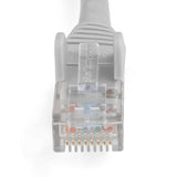 StarTech.com Cable de 15m CAT6 Ethernet - LSZH - Cable de Red RJ45 UTP de 10Gb - 650MHz - PoE de 100W - Latiguillo Snagless con Alivio de Tensión - si