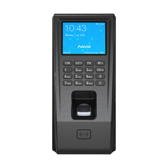 Anviz EP30 Lector de control de acceso inteligente, Lector de huella digital, Lector de código de acceso, Wifi
