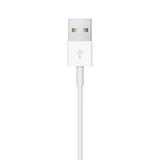 Apple MX2E2AM/A accesorio inteligente para llevar puesto Cable de carga Blanco, Reloj inteligente, Apple Watch