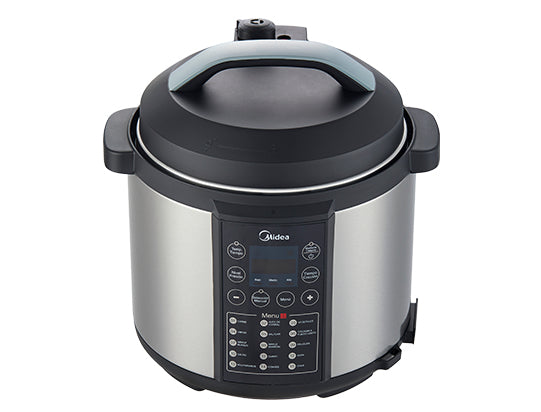 Midea MPC6N2SDSS olla eléctrica a presión 6 L Negro, Plata, 1 pieza(s)