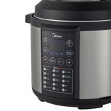 Midea MPC6N2SDSS olla eléctrica a presión 6 L Negro, Plata, 1 pieza(s)