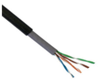 CABLE UTP SAXXON 100% COBRE REDES VIDEO 4 PARES 5E NEGRO EXT 305MT