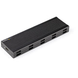 StarTech.com Caja Externa USB-C de 10Gbps a NVMe M.2 or SSD SATA M.2 - Carcasa de Aluminio Portátil para SSD NGFF M.2 PC