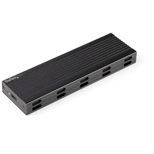 StarTech.com Caja Externa USB-C de 10Gbps a NVMe M.2 or SSD SATA M.2 - Carcasa de Aluminio Portátil para SSD NGFF M.2 PC