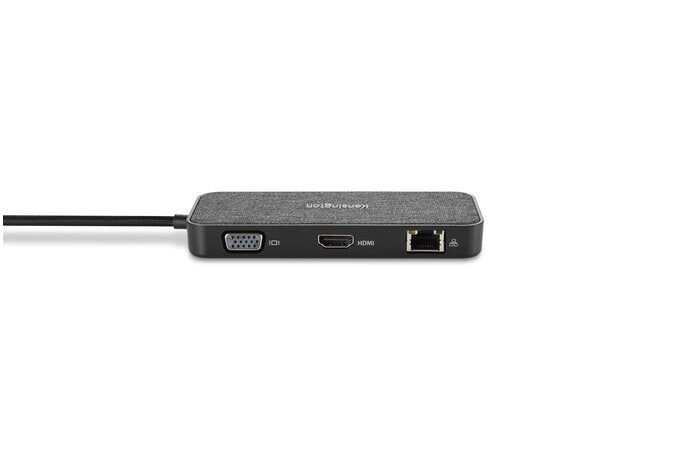 Kensington Replicador de puertos portátil 4K individual USB-C SD1650P con 100 W de alimentación Pass-Through Laptop Alámbrico USB 3.2 Gen 1 (3.1 Gen 1) Type-C 2 1
