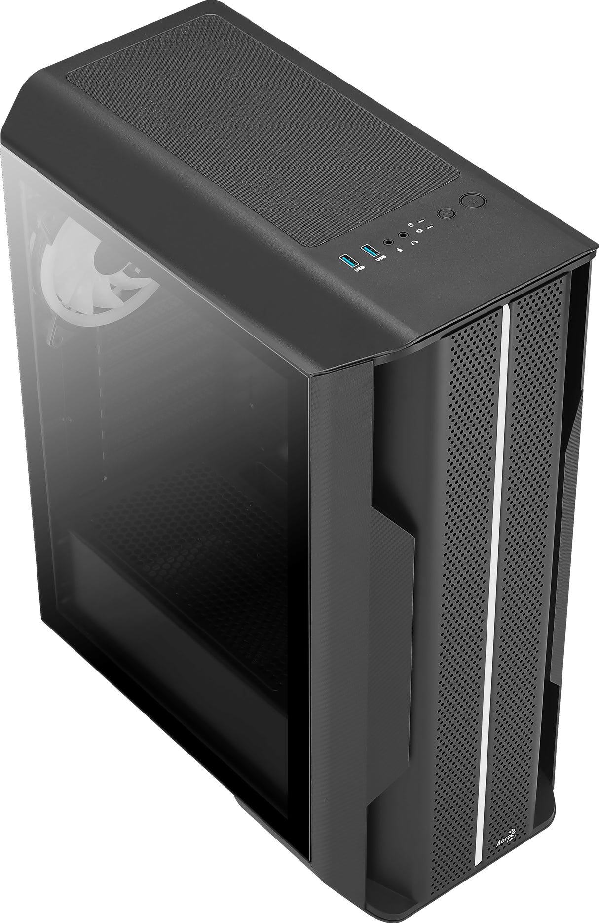 Aerocool SPLINTER DUO Carcasa de Ordenador ATX 3 x Ventiladores ARGB 12cm + Mesh Frontal