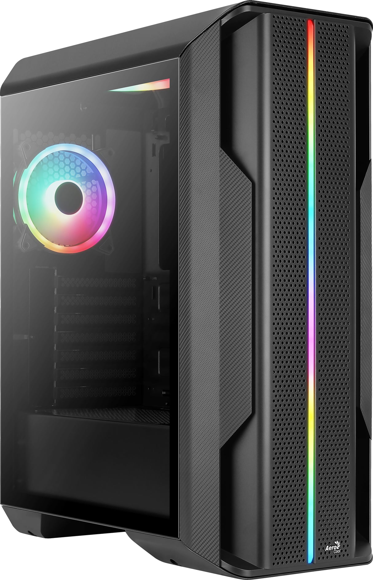 Aerocool SPLINTER DUO Carcasa de Ordenador ATX 3 x Ventiladores ARGB 12cm + Mesh Frontal