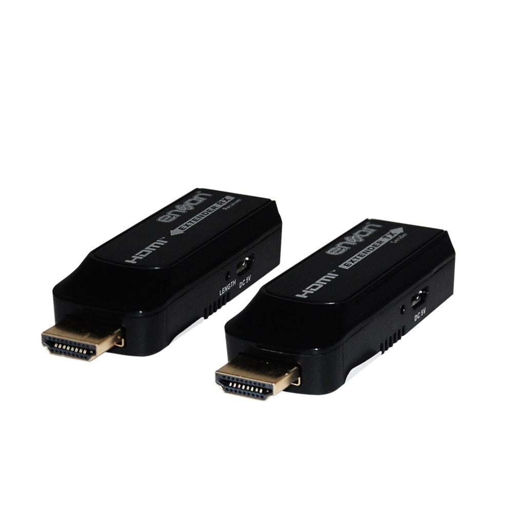 Enson ENS-HDMIE50 extensor de audio/video Transmisor y receptor AV Negro, 1920 x 1080 Pixeles, Alámbrico