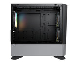 COUGAR CGR-5JM8B-AIR-RGB carcasas ordenador Mini Tower PC Negro micro ATX, Mini-ITX