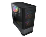 COUGAR CGR-5JM8B-AIR-RGB carcasas ordenador Mini Tower PC Negro micro ATX, Mini-ITX