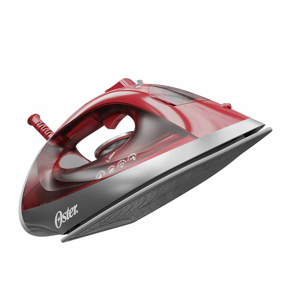 Oster GCSTBS6051 plancha Plancha a vapor Suela antiadherente 1250 W Rojo, 360°