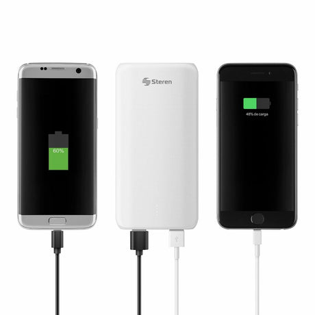 Steren MOV-1000 batería externa 10000 mAh Blanco | Baterías externas