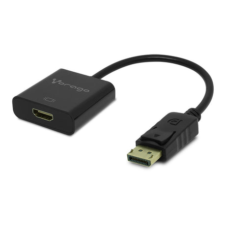 Vorago ADP-300 adaptador de cable de vídeo 0.2 m DisplayPort HDMI Negro, Hembra, Macho, Derecho