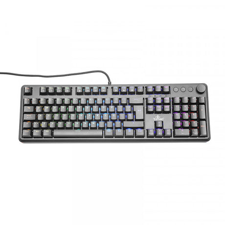 Yeyian Asward Series 3000 teclado Hogar USB QWERTY Negro, Alámbrico, Interruptor mecánico, LED RGB