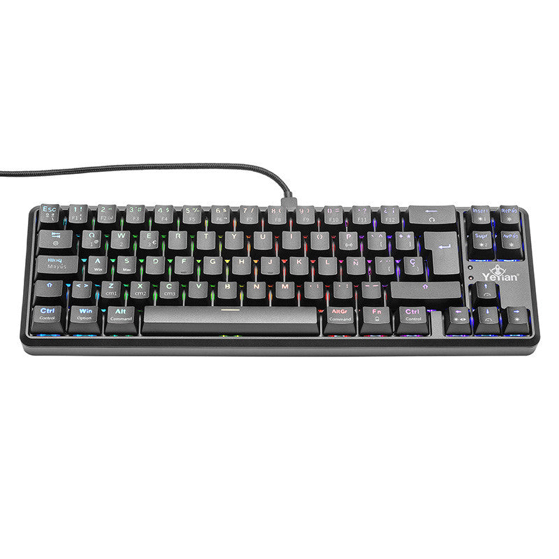 Yeyian YTM-28210B teclado Juego USB QWERTY Negro