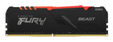 Kingston Technology FURY Beast RGB Memoria RAM 17 8 GB 1 x 8 GB DDR4
