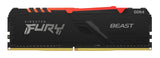 Kingston Technology FURY Beast RGB Memoria RAM 15 16 GB 1 x 16 GB DDR4
