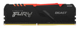Kingston Technology FURY Beast RGB Memoria RAM 8 GB 1 x 8 GB DDR4 PC