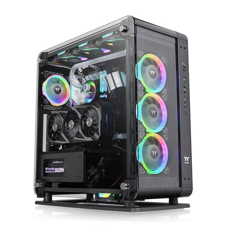 Thermaltake Core P6 Tempered Glass Mid Tower Midi Tower Negro, SPCC, Vidrio templado, Juego