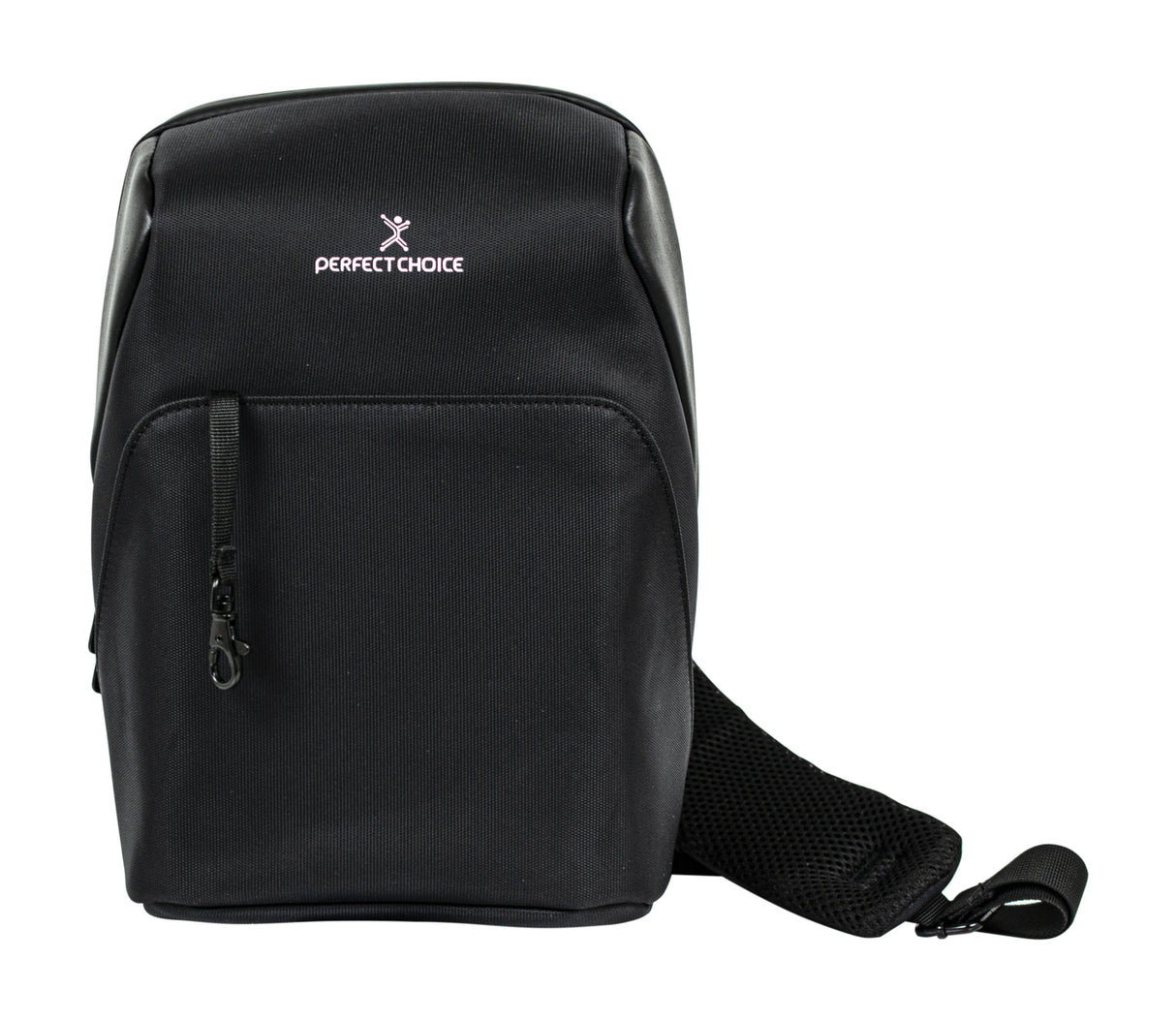 Perfect Choice PC-083689 bolsa de mano y de hombro Poliéster Negro Bolsa cruzada, Monocromático, 195 mm
