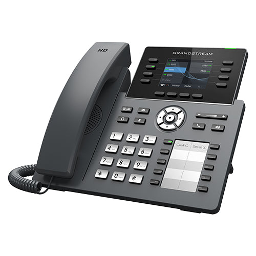 Grandstream Networks GRP2634 teléfono IP Negro 8 líneas TFT Wifi, Terminal con conexión por cable, En banda, Fuera de ba
