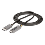 StarTech.com Cable Adaptador de 2m DisplayPort a HDMI - 8K 60Hz - 4K 144Hz - HDR10 - Conversor de Vídeo Activo DP 1.4 a