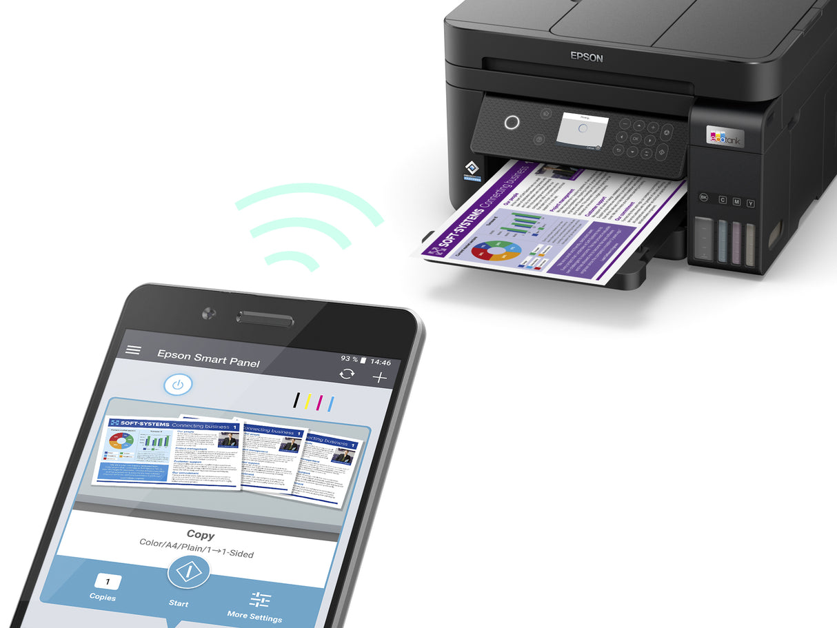 Epson EcoTank L6270 Impresora Multifunción Inyección de tinta WiFi Negro
