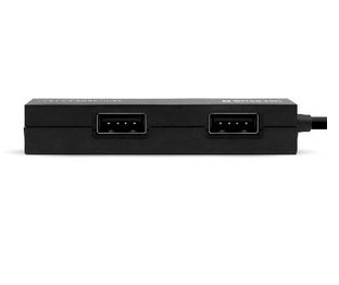 Hub USB V2.0 Compacto BROBOTIX 497677, 4 Puertos, 480 Mbit/s, Negro