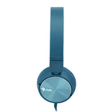 Audífonos Stylos Alámbricos Ergonómico Manos Libres 3.5mm Color Azul