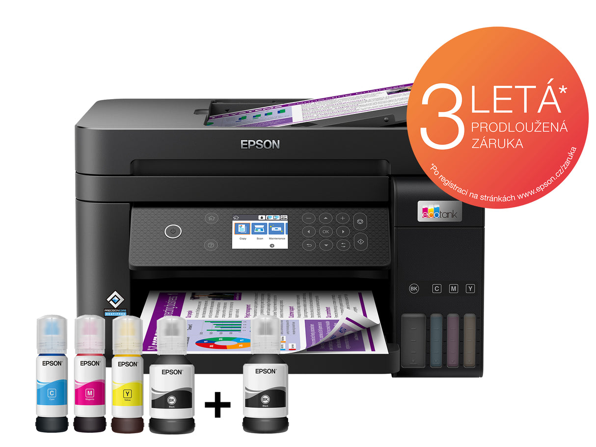 Epson EcoTank L6270 Impresora Multifunción Inyección de tinta WiFi Negro