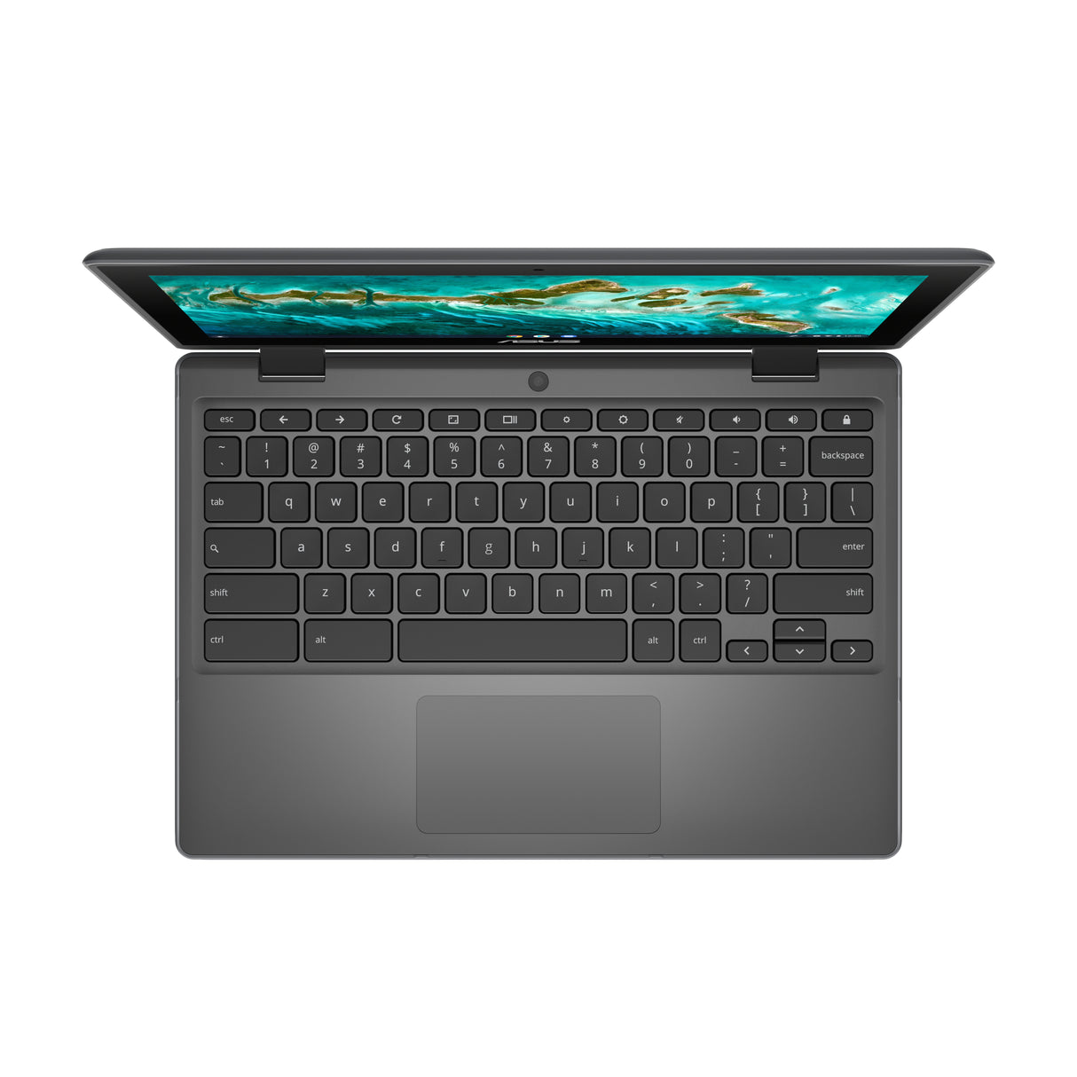 ASUS Chromebook CR1100FKA-C8G64s-C1 Laptop Dark Grey Chromebook Gris Convertible (Carpeta)