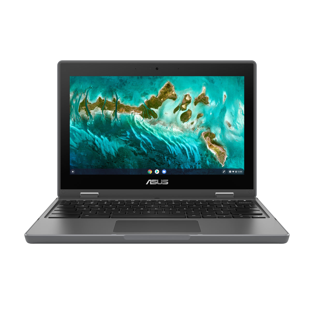 ASUS Chromebook CR1100FKA-C8G64s-C1 Laptop Dark Grey Chromebook Gris Convertible (Carpeta)