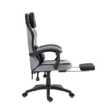Balam Rush BR-940757 silla para videojuegos Silla universal para juegos Asiento acolchado tapizado Gris, 120 kg, Respald