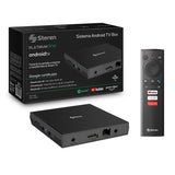 Steren INTV-1000 decodificador o receptor de TV Ethernet (RJ-45), WLAN 4K Ultra HD Negro, MicroSD (TransFlash), 128 GB, 