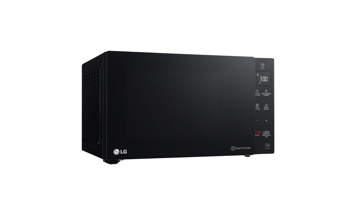 LG MS1536GIS microondas Negro Microondas con grill Encimera 42 L