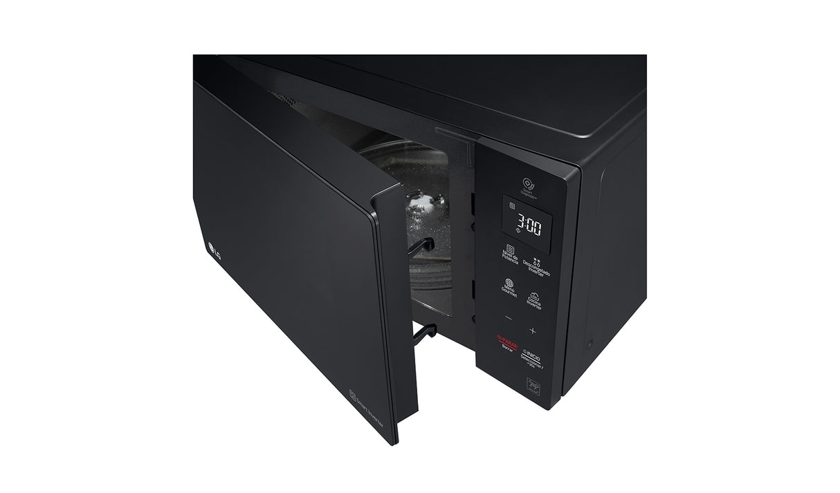 LG MS1536GIS microondas Negro Microondas con grill Encimera 42 L