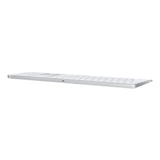 Apple MK2C3LL/A teclado Universal USB + Bluetooth QWERTY Inglés de EE.UU. Plata, Blanco, Tamaño completo (100%), Inalámb