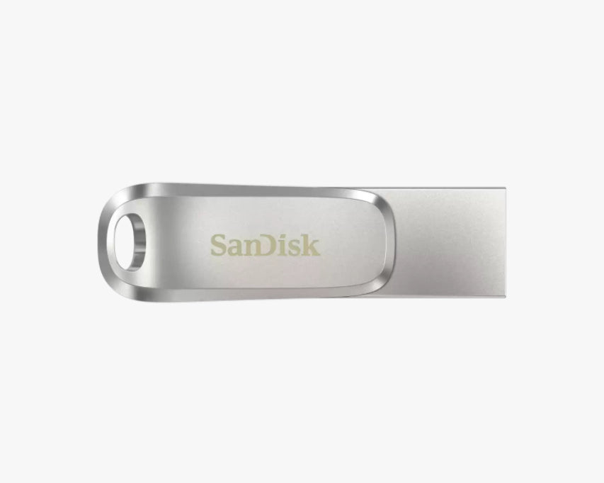 SanDisk Ultra Dual Drive Luxe unidad flash USB 128 GB USB Type-A / USB Type-C 3.2 Gen 1 (3.1 Gen 1) Acero inoxidable