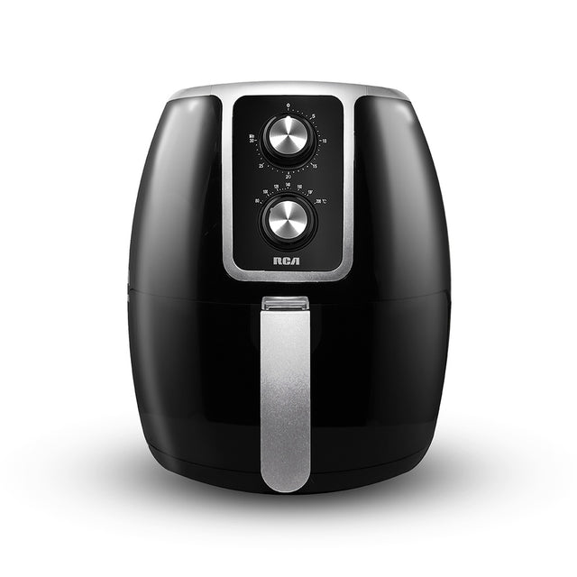 RCA RC-101 freidora Sencillo 3.5 L Independiente 1300 W Freidora de aire caliente Negro, Plata, 200 °C, 30 min