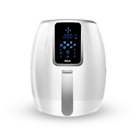 RCA RC-102 freidora Sencillo 3.5 L Independiente 1300 W Freidora de aire caliente Plata, Blanco, Tocar