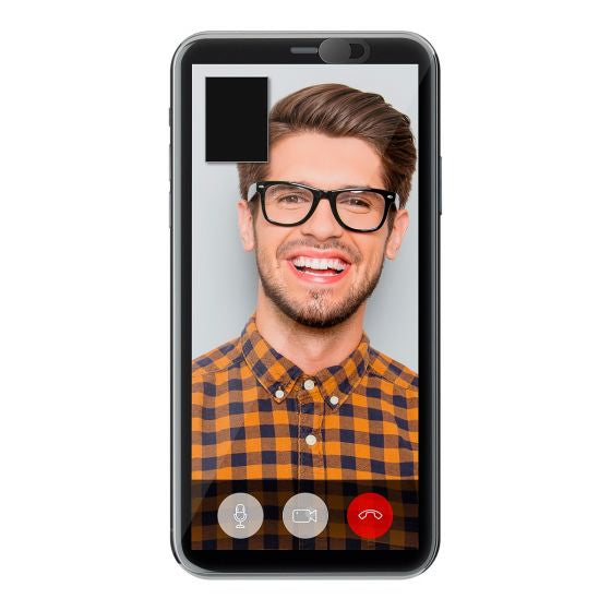 Steren COM-005 accesorio para teléfono inteligente y celular Protector de lente, Negro
