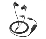 Logitech Zone Wired Earbuds Auriculares Auriculares Dentro de oído Oficina/Centro de llamadas Binaural