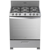 Whirlpool WFR3400D cocina Cocina independiente Gas Encimera de gas Gris