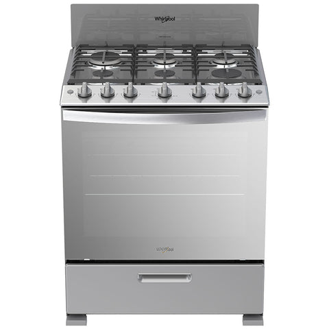 Whirlpool WFR3400D cocina Cocina independiente Gas Encimera de gas Gris