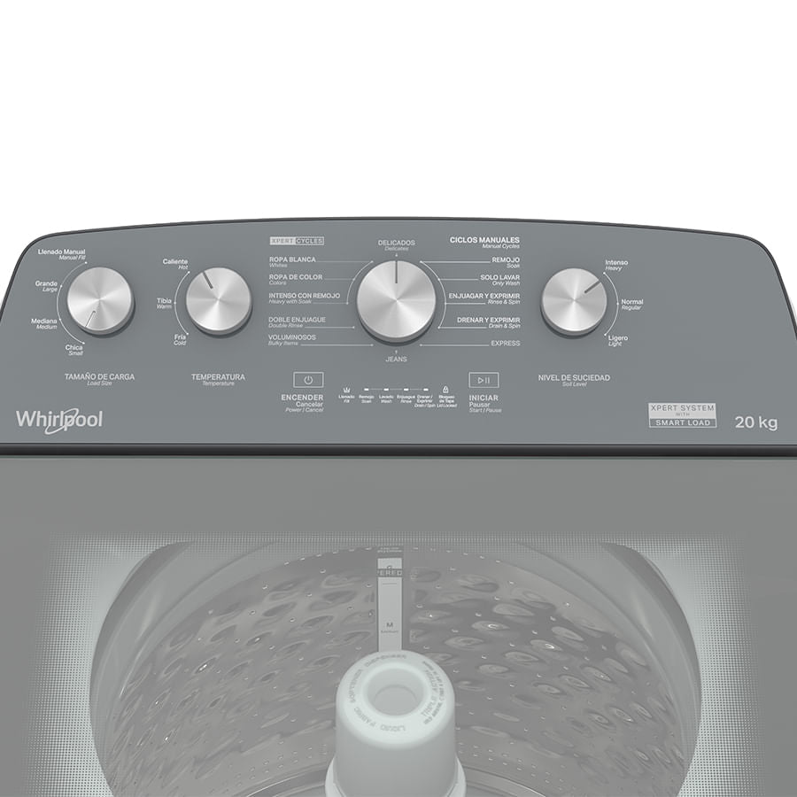 Whirlpool 8MWTW2024WJM lavadora Carga superior 20 kg Blanco