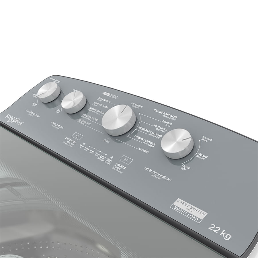 Whirlpool 8MWTW2224WJM lavadora Carga superior 22 kg Blanco