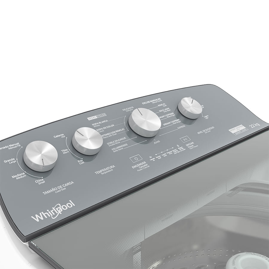 Whirlpool 8MWTW2224WJM lavadora Carga superior 22 kg Blanco