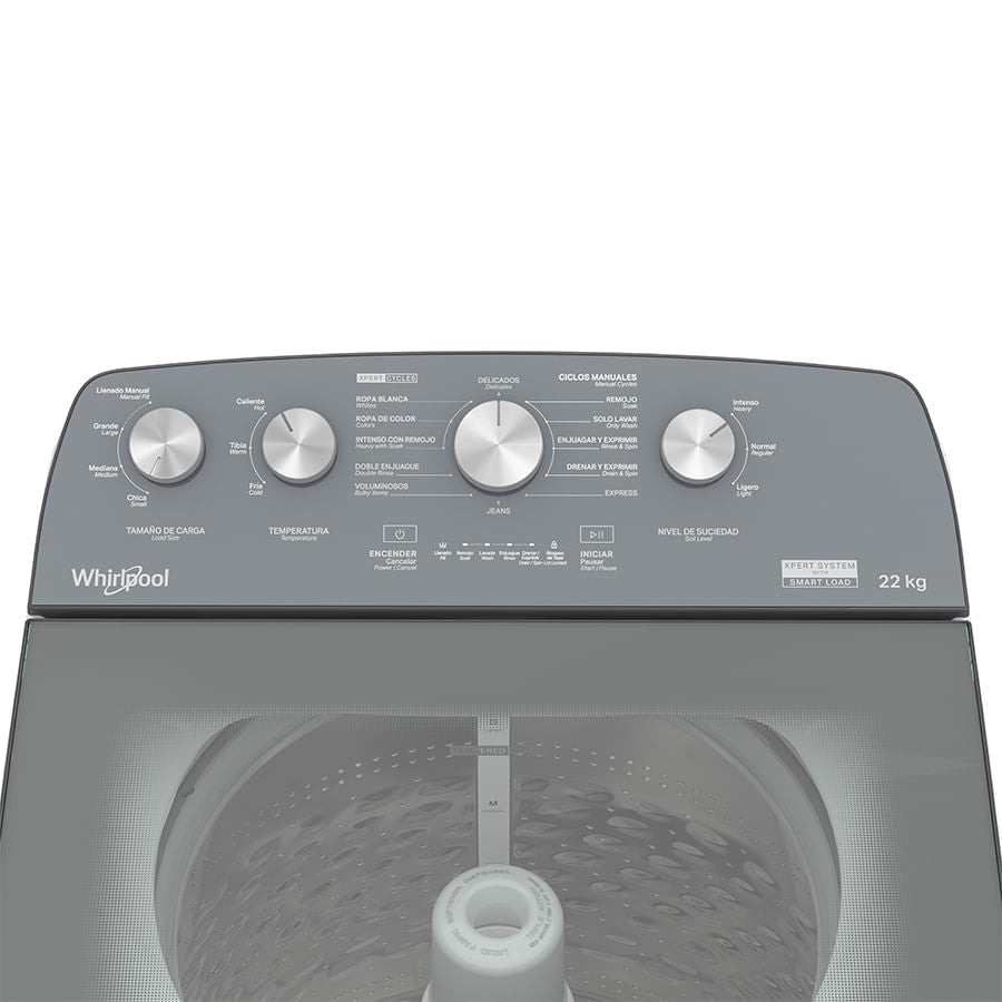 Whirlpool 8MWTW2224WJM lavadora Carga superior 22 kg Blanco