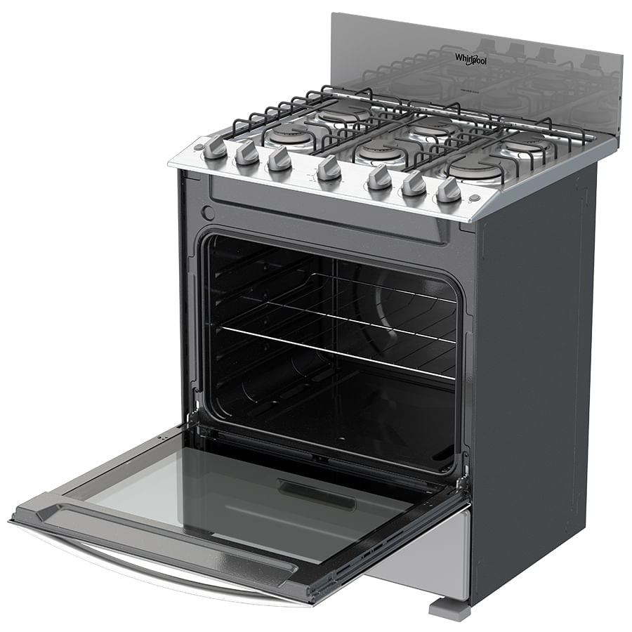 Whirlpool WFR3200D cocina Cocina independiente Gas Encimera de gas Gris