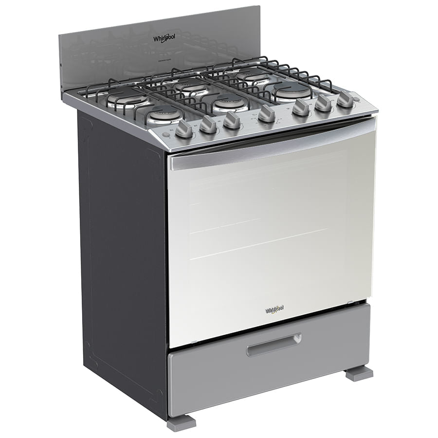 Whirlpool WFR3200D cocina Cocina independiente Gas Encimera de gas Gris